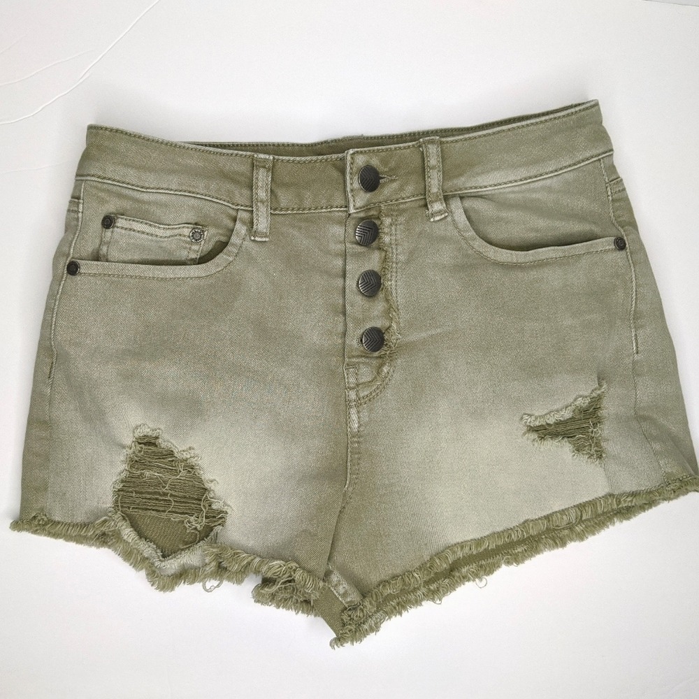 Sun &‎ shadow distressed cut off shorts size 27